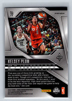 Kelsey Plum 2024 Panini Prizm WNBA Blue Velocity Prizm Series Mint Card #77