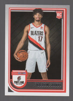 Shaedon Sharpe 2022 2023 Panini Hoops Basketball Series Mint Rookie Card #237