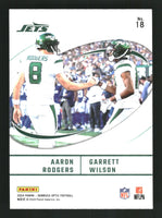 Aaron Rodgers / Garrett Wilson 2024 Panini Donruss Optic Best Tuddys Series Mint Card #18