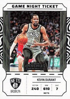 Kevin Durant 2022 2023 Panini Contenders Game Night Ticket Series Mint Card #10