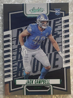 Jack Campbell 2023 Panini Absolute Green Foil Series Mint Rookie Card #154