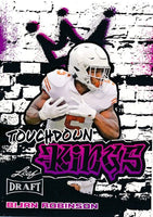 Bijan Robinson 2023 Leaf Draft Touchdown Kings Rookie Series Mint Card #95