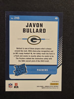 Javon Bullard 2024 Panini Donruss Optic Rated Rookie Silver Holo Series Mint Card #246