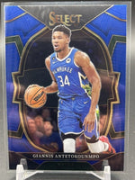 Giannis Antetokounmpo 2022 2023 Panini Select Concourse Blue Series Mint Card #61