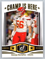 George Karlaftis 2023 Donruss Champ Is Here Elite Series Mint Card #CIH-14