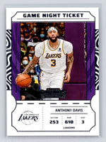 Anthony Davis 2022 2023 Panini Contenders Game Night Ticket Series Mint Card #22