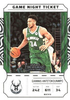 Giannis Antetokounmpo 2022 2023 Panini Contenders Game Night Ticket Series Mint Card #23