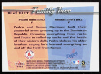 Pedro and Ramon Martinez 2003 Fleer Splendid Splinters Family Tree Series Mint Card #FT10