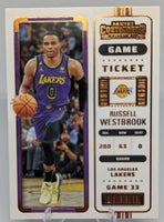 Russell Westbrook 2022 2023 Panini Contenders Game Ticket Bronze Series Mint Card #50