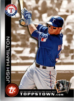 Josh Hamilton 2010 Topps Toppstown Gold Code Card Series Mint Card #FCTTT7