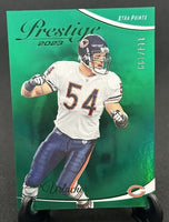 Brian Urlacher 2023 Panini Prestige Xtra Points Green Parallel Series Mint Card #48 Only 199 Made