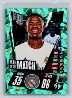 Vinicius Junior 2020 2021 Topps Match Attax Man of the Match Series Mint Card #MM3