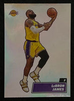 LeBron James 2022 2023 Panini Sticker Foil Series Mint Card #359