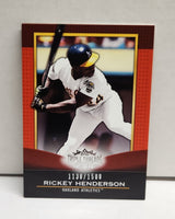 Rickey Henderson 2010 Topps Triple Threads Series Mint Card #93
