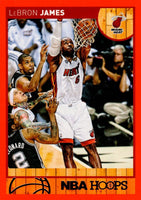 LeBron James 2013 2014 Hoops Basketball Series Mint RED PARALLEL VERSION Card #62