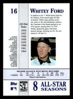 Whitey Ford 2003 Topps Tribute Perennial All-Star Edition Series Mint Card #16