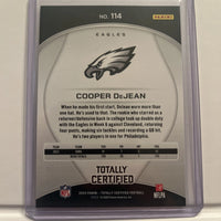 Cooper DeJean 2024 Panini Totally Certified Mirror Series Mint Rookie Card #114