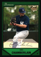Joba Chamberlain 2007 Bowman Draft Picks & Prospects Series Mint Rookie Card #BDP18