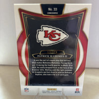 Patrick Mahomes 2024 Panini Selec Concourse Silver Prizm Series Mint Card #33