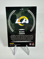 Blake Corum 2024 Panini Donruss Optic Rookie Recruits Series Mint Card #16