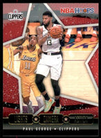 Paul George 2020 2021 Panini Hoops Lights Camera Action Series Mint Card #2