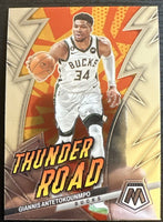 Giannis Antetokounmpo 2022 2023 Panini Mosaic Thunder Road Series Mint Card #6