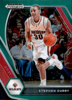 Stephen Curry 2021 2022 Panini Prizm Draft Picks GREEN Series Mint Card #56