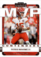 Patrick Mahomes II 2022 Panini Contenders MVP Contenders Series Mint Card #MVP-PMA
