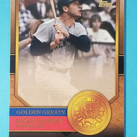 Mickey Mantle 2012 Topps Golden Greats Series Mint Card #GG35