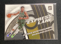 Giannis Antetokounmpo 2021 2022 Donruss Optic Express Lane Series Mint Card #3