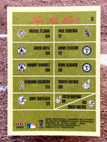 Miguel Tejada David Ortiz Manny Ramirez 2005 Fleer Tradition Stat Leaders Series Mint Card #11