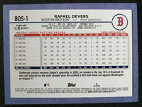 Boston Red Sox 2024 Topps 17 Card Hand Collated Team Set with Rafael Devers and 4 Rookie Cards including David Hamilton Plus