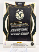 Giannis Antetokounmpo 2024 2025 Panini Select Concourse Blue Series Mint Card #43