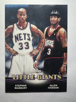 Allen Iverson and Stephon Marbury 2000 2001 Topps Little Giants Series Mint Card #TC2