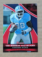 Hakeem Nicks 2006 UD Rookie Debut Rookie Photo Shoot Flashback Series Mint Rookie Card #RPS19