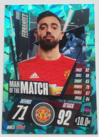 Bruno Fernandes 2020 2021 Topps Match Attax Man of the Match Series Mint Card #MM13