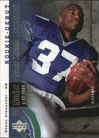 Shaun Alexander 2006 UD Rookie Debut Rookie Photo Shoot Flashback Series Mint Rookie Card #RPS85