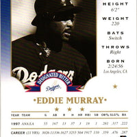 Eddie Murray 1998 Leaf Series Mint Card #24