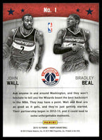 Bradley Beal and John Wall 2015 2016 Panini Hoops Double Trouble Series Mint Card #1