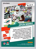 Jaylen Waddle 2023 Panini Prestige Xtra Points Prestigious Pros Series Mint Card #PP-14