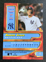 Aaron Judge 2022 Topps UK Edition Merlin Premier Gold Redux Series Mint Card #PG-14