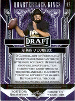 Aidan O'Connell 2023 Leaf Draft Quarterback Kings Red Series Mint Rookie Card #87