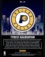 Tyrese Haliburton 2022 2023 Panini Nba Hoops City Edition Series Mint Card #14