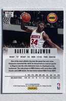 Hakeem Olajuwon 2012 2013 Panini Prizm Series Mint Card #155 First Year Of Prizm