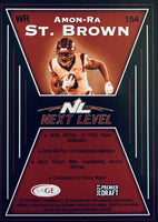 Amon-Ra St. Brown 2021 SAGE Premier Draft Next Level Series Mint Rookie Card #154