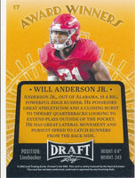 Will Anderson Jr. 2023 Leaf Draft Award Winners Series Mint Rookie Card #17