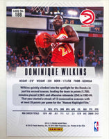 Dominique Wilkins 2012 2013 Panini Prizm Series Mint Card #188 First Year Of Prizm