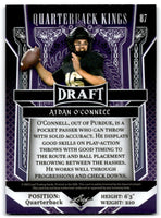 Aidan O'Connell 2023 Leaf Draft Quarterback Kings Blue Series Mint Rookie Card #87