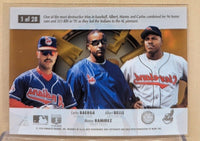 Albert Belle 1996 Pinnacle Select Team Nucleus Series Mint Card #1 with Manny Ramirez