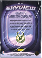 Giannis Antetokounmpo 2023 2024 NBA Hoops Sky View Winter Series Mint Card #16